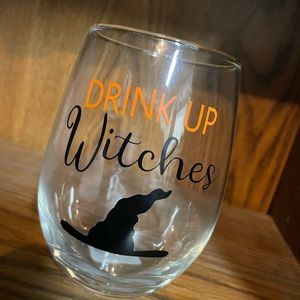 🥳 HOST PICK🥳 Drink up Witches wine glass